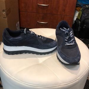 Casual lace up , fashionable, highheel, sneakers.